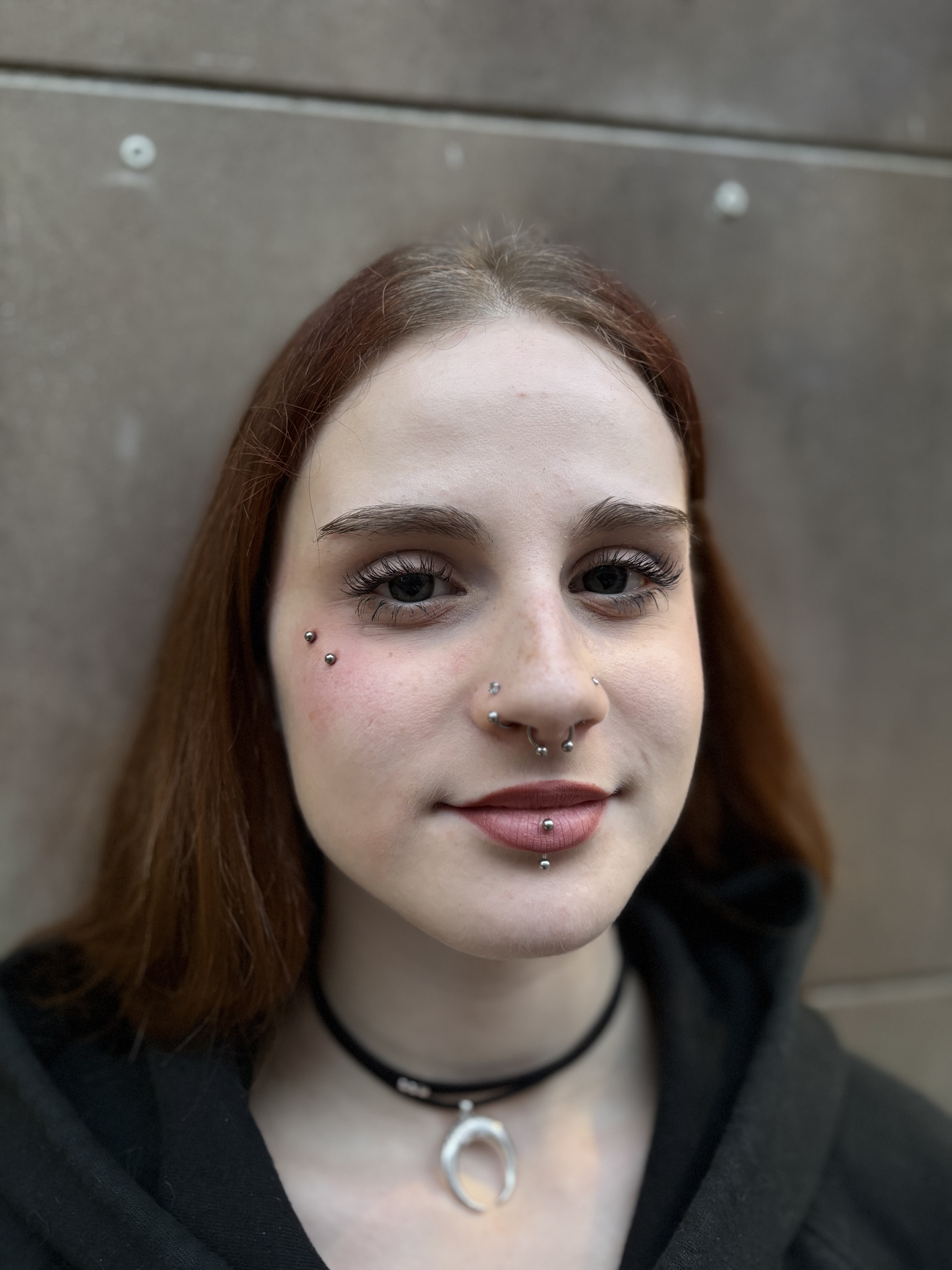 Piercing réalisé au studio